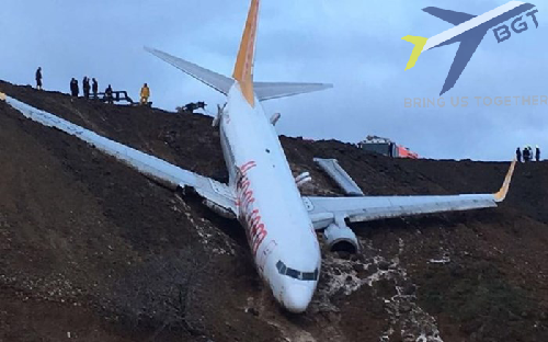 máy bay treo vách núi, 162 hành khách thoát chết 
