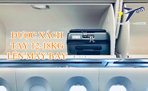 Vietnam Airlines nâng hành lý xách tay từ 7kg lên 12kg